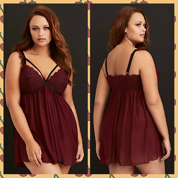 torrid Other - TORRID STRAPPY LACE BRALETTE BABYDOLL SIZE 3 (3X)